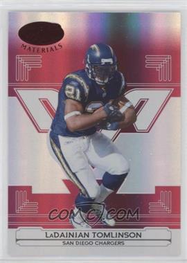2006 Leaf Certified Materials - [Base] - Mirror Red #122 - LaDainian Tomlinson /100