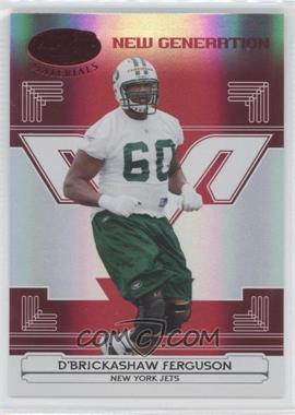 2006 Leaf Certified Materials - [Base] - Mirror Red #180 - New Generation - D'Brickashaw Ferguson /100