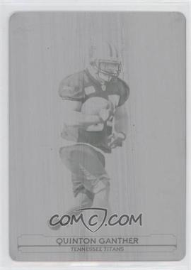 2006 Leaf Certified Materials - [Base] - Printing Plate Black #169 - New Generation - Quinton Ganther /1 [EX to NM]