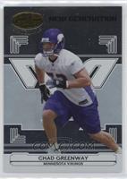 New Generation - Chad Greenway [EX to NM] #/500
