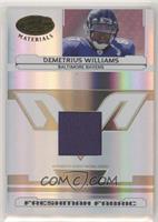 Freshman Fabric - Demetrius Williams [EX to NM] #/1,400