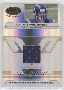 2006 Leaf Certified Materials - [Base] #228 - Freshman Fabric - Charlie Whitehurst /1400 [EX to NM]