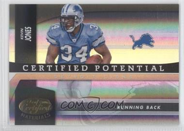 2006 Leaf Certified Materials - Certified Potential - Mirror #CP-10 - Kevin Jones /500