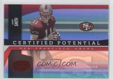 2006 Leaf Certified Materials - Certified Potential - Red #CP-1 - Alex Smith /250