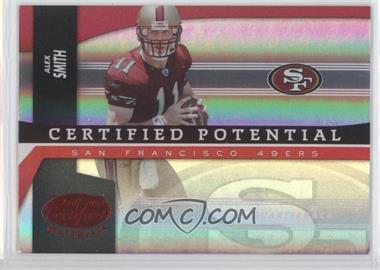 2006 Leaf Certified Materials - Certified Potential - Red #CP-1 - Alex Smith /250