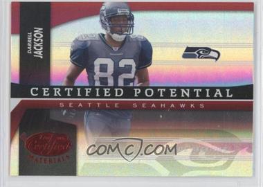 2006 Leaf Certified Materials - Certified Potential - Red #CP-9 - Darrell Jackson /250