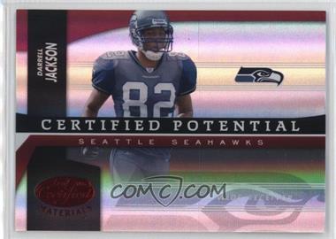 2006 Leaf Certified Materials - Certified Potential - Red #CP-9 - Darrell Jackson /250