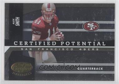 2006 Leaf Certified Materials - Certified Potential #CP-1 - Alex Smith /800