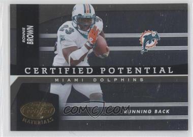 2006 Leaf Certified Materials - Certified Potential #CP-16 - Ronnie Brown /800