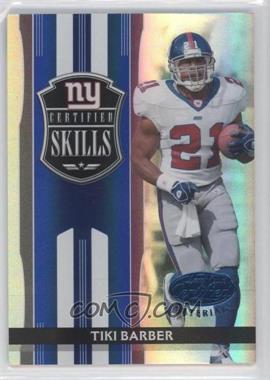 2006 Leaf Certified Materials - Certified Skills - Blue #CS-17 - Tiki Barber /100