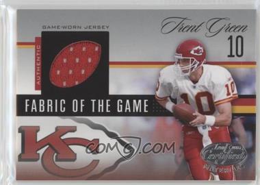 2006 Leaf Certified Materials - Fabric of the Game - Football Die-Cut #FOTG-147 - Trent Green /75