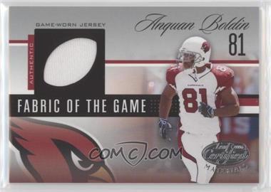 2006 Leaf Certified Materials - Fabric of the Game - Football Die-Cut #FOTG-64 - Anquan Boldin /100