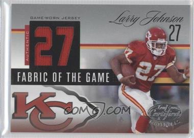 2006 Leaf Certified Materials - Fabric of the Game - Jersey Number #FOTG-110 - Larry Johnson /27