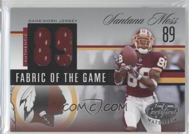 2006 Leaf Certified Materials - Fabric of the Game - Jersey Number #FOTG-135 - Santana Moss /89