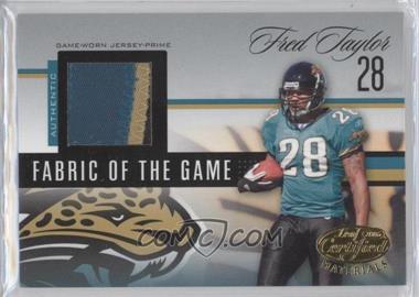 2006 Leaf Certified Materials - Fabric of the Game - Prime #FOTG-99 - Fred Taylor /25