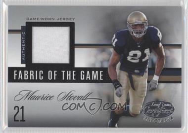 2006 Leaf Certified Materials - Fabric of the Game College #FOTG-15 - Maurice Stovall /100