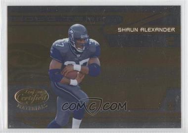 2006 Leaf Certified Materials - Gold Team #GT-8 - Shaun Alexander /500