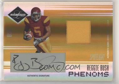 2006 Leaf Limited - [Base] - College Gold Spotlight #252 - Phenoms - Reggie Bush /10