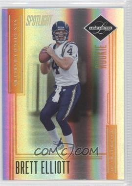 2006 Leaf Limited - [Base] - Gold Spotlight #240 - Rookie - Brett Elliott /10