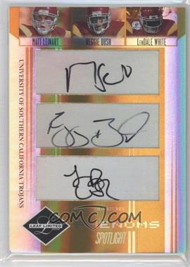 2006 Leaf Limited - [Base] - Gold Spotlight #301 - Phenoms Trios - Matt Leinart, Reggie Bush, LenDale White /5