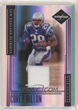 2006 Leaf Limited - [Base] - Limited Threads Jersey Prime #77 - Corey Dillon /30