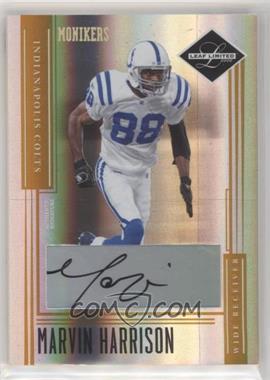 2006 Leaf Limited - [Base] - Monikers Gold #38 - Marvin Harrison /25