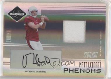 2006 Leaf Limited - [Base] - Silver Spotlight #257 - Phenoms - Matt Leinart /25