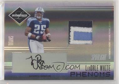 2006 Leaf Limited - [Base] - Silver Spotlight #266 - Phenoms - LenDale White /25