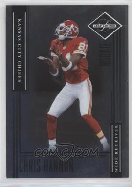 2006 Leaf Limited - [Base] #172 - Rookie - Chris Hannon /299