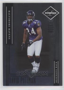 2006 Leaf Limited - [Base] #176 - Rookie - David Pittman /299