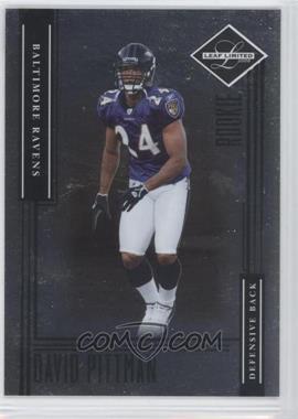 2006 Leaf Limited - [Base] #176 - Rookie - David Pittman /299