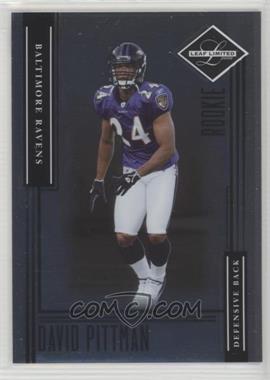 2006 Leaf Limited - [Base] #176 - Rookie - David Pittman /299