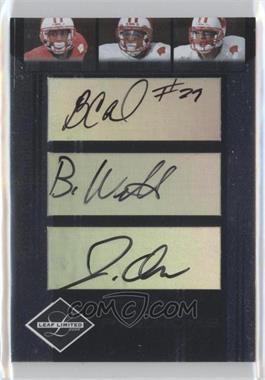 2006 Leaf Limited - [Base] #305 - Phenoms Trios - Brian Calhoun, Brandon Williams, Jonathan Orr /100