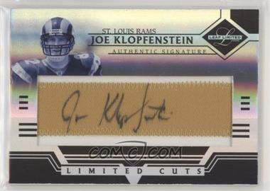 2006 Leaf Limited - Limited Cuts #LC-12 - Joe Klopfenstein /30