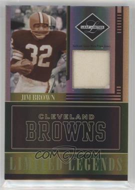 2006 Leaf Limited - Limited Legends - Materials Prime #LL-11 - Jim Brown /25