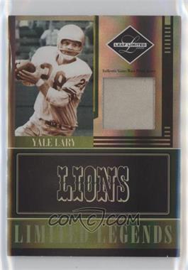 2006 Leaf Limited - Limited Legends - Materials Prime #LL-8 - Yale Lary /5 [EX to NM]