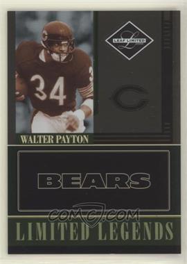 2006 Leaf Limited - Limited Legends #LL-9 - Walter Payton /100