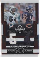 Brian Urlacher, Zach Thomas #/100