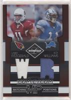 Larry Fitzgerald, Roy Williams #/100