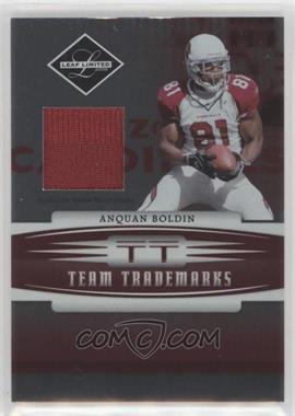 2006 Leaf Limited - Team Trademarks - Materials #TT-2 - Anquan Boldin /100