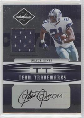 2006 Leaf Limited - Team Trademarks - Signature Materials #TT-12 - Julius Jones /40