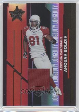 2006 Leaf Rookies & Stars - [Base] - Longevity Parallel Black Materials Prime #1 - Anquan Boldin /25