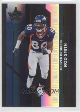 2006 Leaf Rookies & Stars - [Base] - Longevity Parallel Black #33 - Rod Smith /25