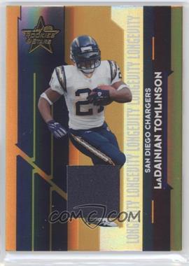 2006 Leaf Rookies & Stars - [Base] - Longevity Parallel Gold Materials #85 - LaDainian Tomlinson /250