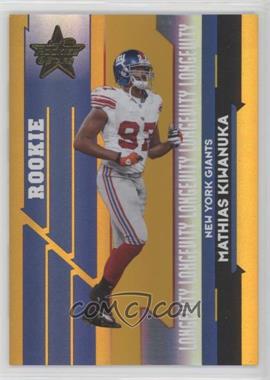 2006 Leaf Rookies & Stars - [Base] - Longevity Parallel Gold #102 - Rookie - Mathias Kiwanuka /25 [EX to NM]