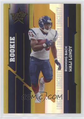 2006 Leaf Rookies & Stars - [Base] - Longevity Parallel Gold #211 - Rookie - Wali Lundy /25