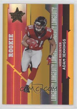 2006 Leaf Rookies & Stars - [Base] - Longevity Parallel Gold #232 - Rookie - Adam Jennings /25