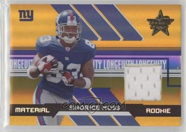 2006 Leaf Rookies & Stars - [Base] - Longevity Parallel Gold #261 - Rookie - Sinorice Moss /25