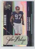 Rookie - John McCargo #/25