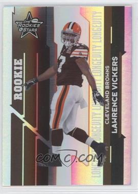 2006 Leaf Rookies & Stars - [Base] - Longevity Parallel Holofoil #124 - Rookie - Lawrence Vickers /49